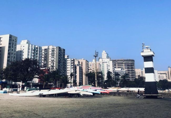 Apartamento em Santos - Apto aconchegante e bem localizado com ar e wi-fi Apartamento em Santos - Apto aconchegante e bem localizado com ar e wi-fi