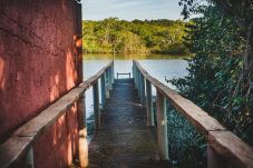 Casa em Iguape - Rancho Subaúma: natureza, quintal e fogo de chão