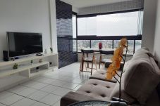 Apartamento em Salvador - Apto com Wi-Fi a 850 m da Praia da Paciência/BA