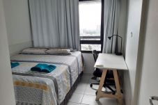 Apartamento em Salvador - Apto com Wi-Fi a 850 m da Praia da Paciência/BA