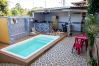 Casa em Camaçari - Casa com Churrasqueira e Piscina em Camaçari/BA