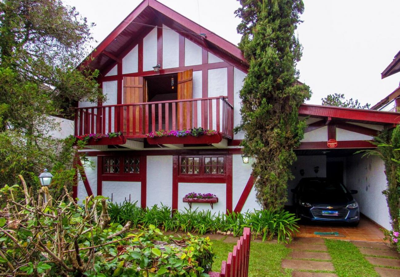 Chalé em Campos do Jordão - Chalé em Campos do Jordao c lareira e linda vista