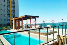 Apartamento em Barra Velha - Apto c churrasq e piscina a beira-mar - Itajuba-SC