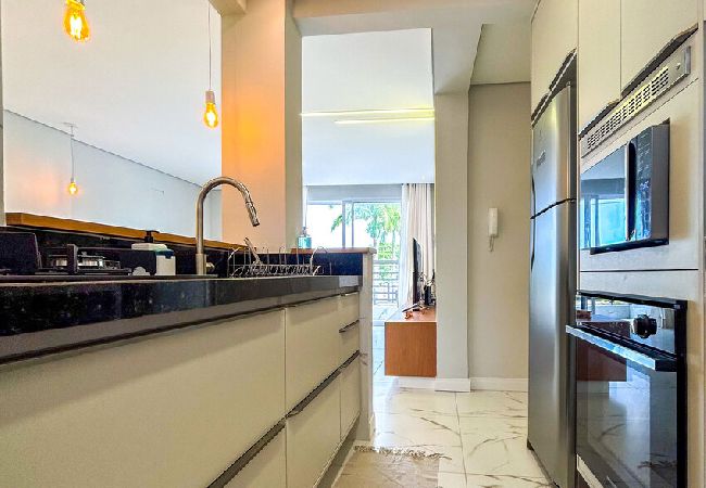 Apartamento em Santos - Apto estiloso e climatizado com wi-fi a beira mar Apartamento em Santos - Apto estiloso e climatizado com wi-fi a beira mar