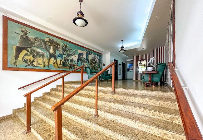 Apartamento em Santos - Apto estiloso e climatizado com wi-fi a beira mar Apartamento em Santos - Apto estiloso e climatizado com wi-fi a beira mar