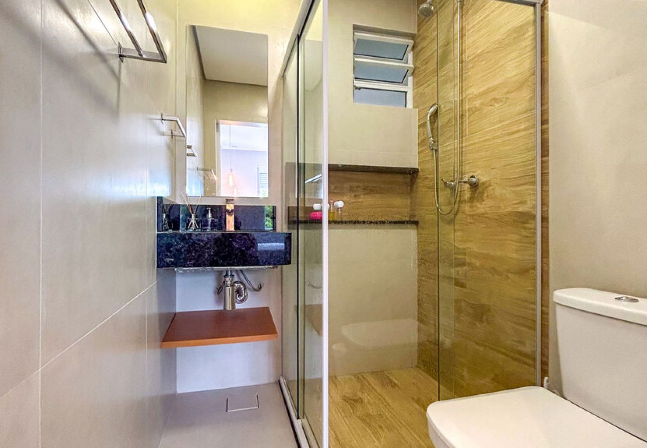 Apartamento em Santos - Apto estiloso e climatizado com wi-fi a beira mar Apartamento em Santos - Apto estiloso e climatizado com wi-fi a beira mar