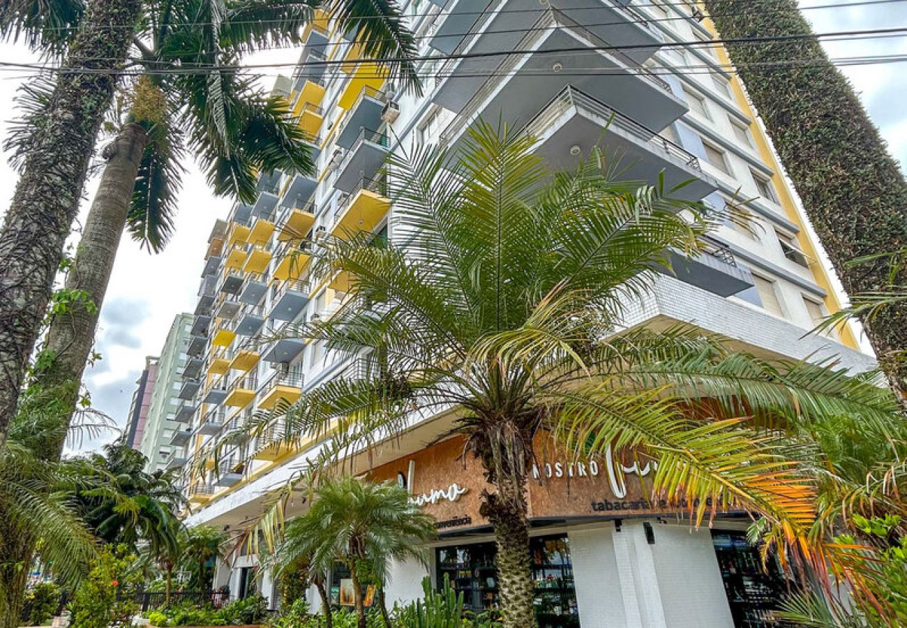 Apartamento em Santos - Apto estiloso e climatizado com wi-fi a beira mar Apartamento em Santos - Apto estiloso e climatizado com wi-fi a beira mar