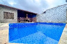 Casa em Mongaguá - Casa c piscina a 260m da Praia Itaóca-Mongaguá/SP