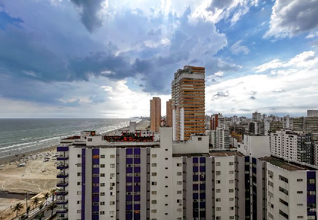 Apartamento em Praia Grande - Ótimo apto de frente para Praia do Boqueirão/SP Apartamento em Praia Grande - Ótimo apto de frente para Praia do Boqueirão/SP