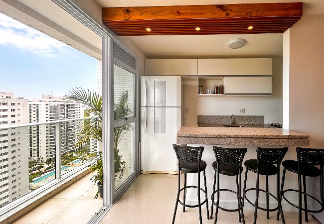 Apartamento em Rio de Janeiro - Apto para 5 em Condomínio Resort | Barra Olímpica