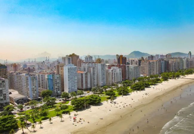 Apartamento em Santos - Apto completo no Embaré: Beira Mar | Ar | Garagem Apartamento em Santos - Apto completo no Embaré: Beira Mar | Ar | Garagem