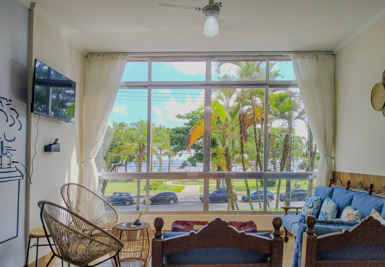 Apartamento em Santos - Apto completo no Embaré: Beira Mar | Ar | Garagem Apartamento em Santos - Apto completo no Embaré: Beira Mar | Ar | Garagem