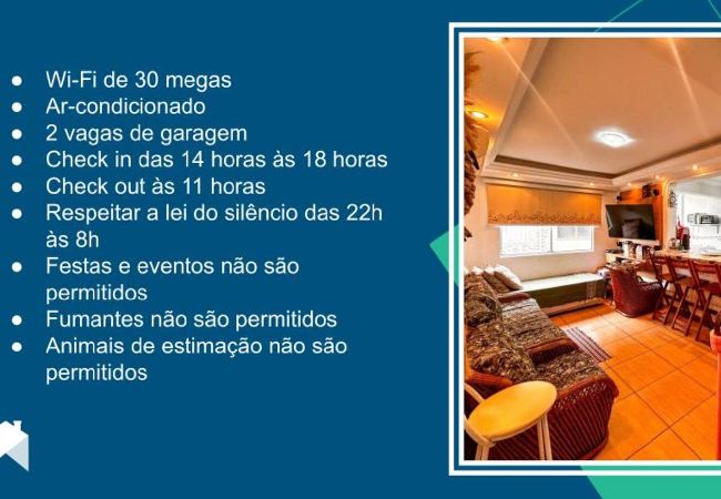 Apartamento em Guarujá - Apto a 800m da Praia da Enseada no Guarujá/SP Apartamento em Guarujá - Apto a 800m da Praia da Enseada no Guarujá/SP