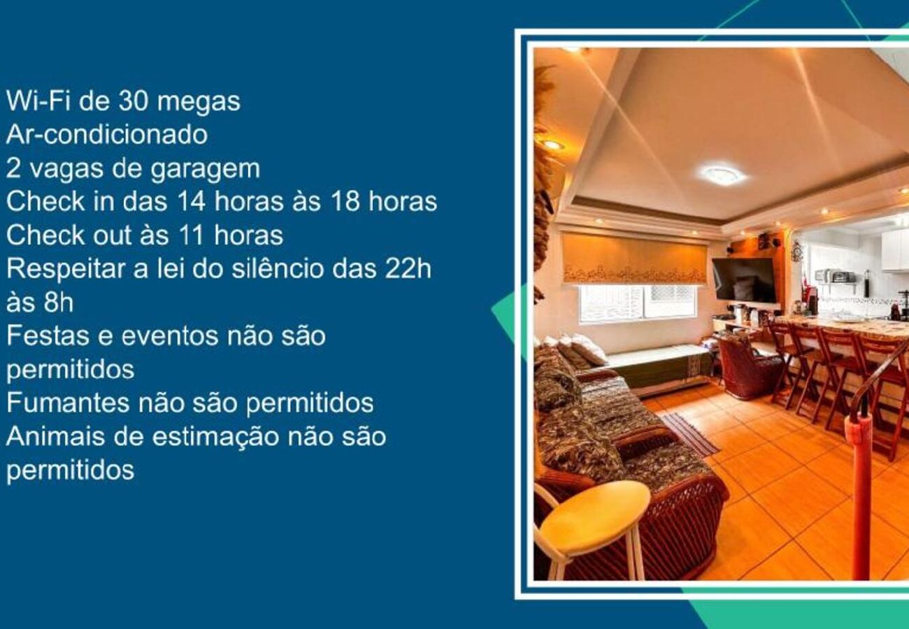Apartamento em Guarujá - Apto a 800m da Praia da Enseada no Guarujá/SP Apartamento em Guarujá - Apto a 800m da Praia da Enseada no Guarujá/SP
