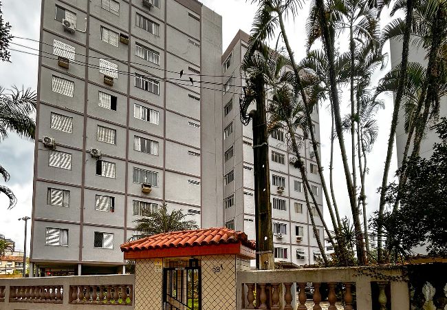 Apartamento em Santos - Apto com Wi-Fi | Ar | Smart TV | Garagem Apartamento em Santos - Apto com Wi-Fi | Ar | Smart TV | Garagem