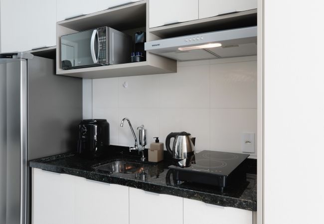 Apartamento para temporada em São Paulo para casais Studio para aluguel por temporada em São Paulo, próximo à Avenida Paulista