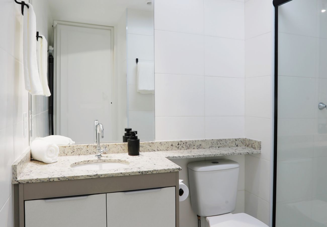 Flat paulista para aluguel por temporada em São Paulo na Vila Olímpia Studio paulista na Vila Olímpia com conforto e localização privilegiada