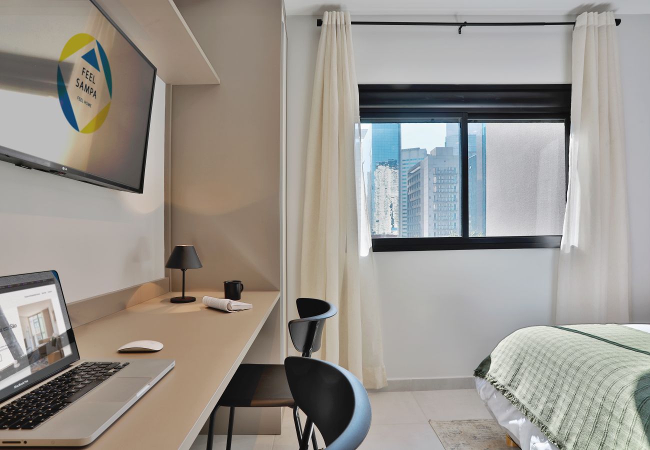 Apartamento para aluguel em São Paulo, conforto e estilo na Vila Olímpia Apartamento aluguel São Paulo para estadia prolongada com comodidades modernas na Vila Olímpia