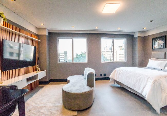 Apartamento em Barueri - Flat com lazer, Wi-Fi e ótima localização Apartamento em Barueri - Flat com lazer, Wi-Fi e ótima localização