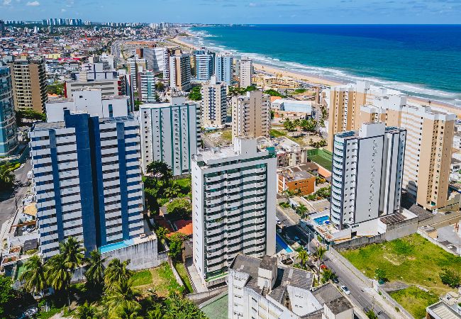 Apartamento em Salvador - Apto c vista à 350m da Praia de Armação -Salvador Apartamento em Salvador - Apto c vista à 350m da Praia de Armação -Salvador
