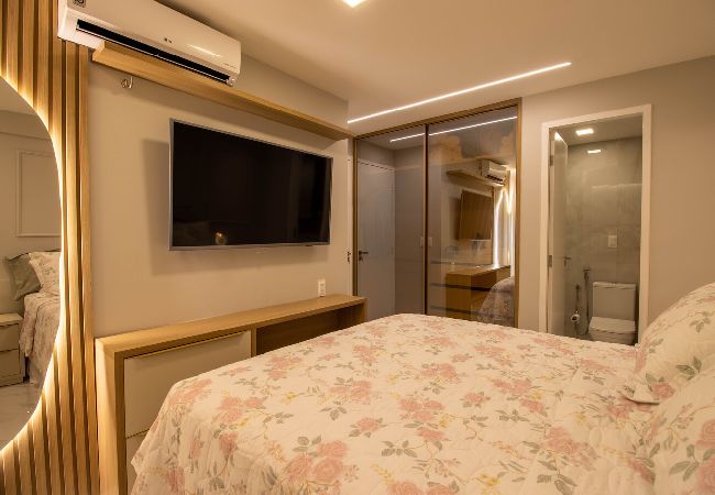 Apartamento em Fortaleza - Apto confortável com WI-FI e churrasqueira Apartamento em Fortaleza - Apto confortável com WI-FI e churrasqueira