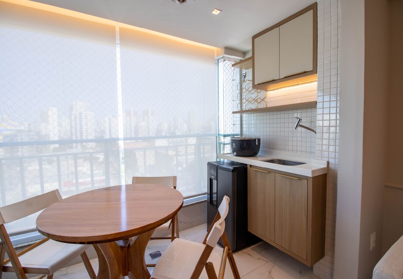 Apartamento em Fortaleza - Apto confortável com WI-FI e churrasqueira Apartamento em Fortaleza - Apto confortável com WI-FI e churrasqueira