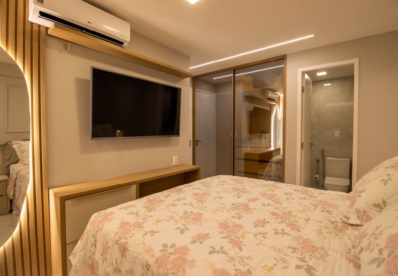 Apartamento em Fortaleza - Apto confortável com WI-FI e churrasqueira Apartamento em Fortaleza - Apto confortável com WI-FI e churrasqueira