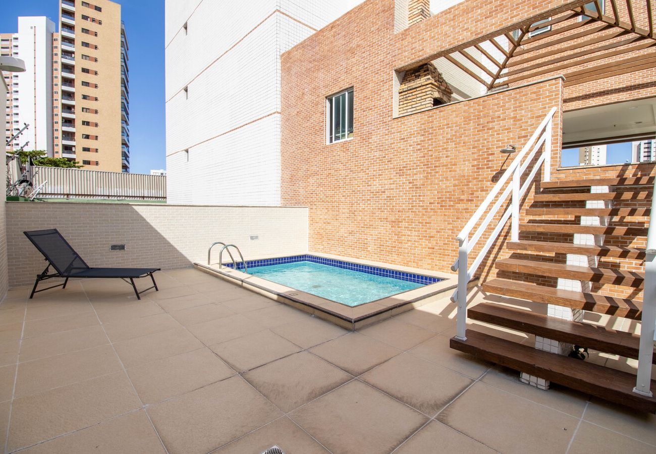 Apartamento em Fortaleza - Apto confortável com WI-FI e churrasqueira Apartamento em Fortaleza - Apto confortável com WI-FI e churrasqueira