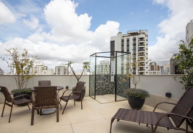 Prédio com excelente terraço e apartamentos para alugar em São Paulo apartamentos em são paulo, flat para alugar, Feel Sampa