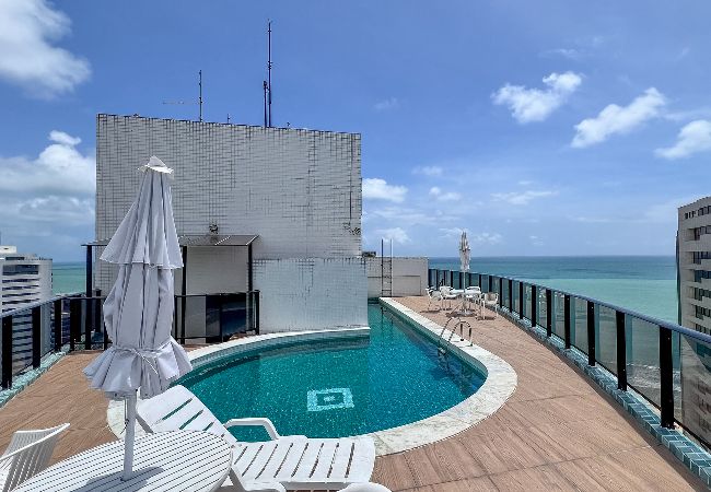 Apartamento em Recife - Apartamento confortável c piscina a 100m da praia Apartamento em Recife - Apartamento confortável c piscina a 100m da praia