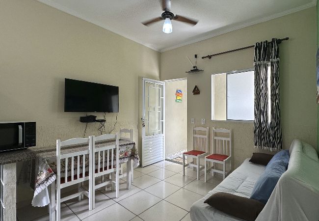 Apartamento em Ubatuba - Apartamento aconchegante c Wi-Fi na Praia do Sapê Apartamento em Ubatuba - Apartamento aconchegante c Wi-Fi na Praia do Sapê