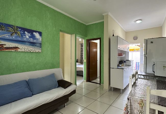 Apartamento em Ubatuba - Apartamento aconchegante c Wi-Fi na Praia do Sapê Apartamento em Ubatuba - Apartamento aconchegante c Wi-Fi na Praia do Sapê