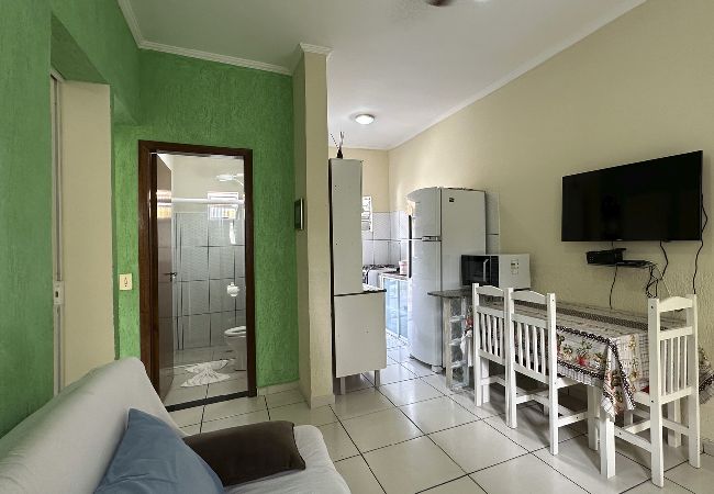 Apartamento em Ubatuba - Apartamento aconchegante c Wi-Fi na Praia do Sapê Apartamento em Ubatuba - Apartamento aconchegante c Wi-Fi na Praia do Sapê