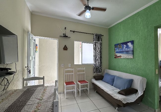Apartamento em Ubatuba - Apartamento aconchegante c Wi-Fi na Praia do Sapê Apartamento em Ubatuba - Apartamento aconchegante c Wi-Fi na Praia do Sapê