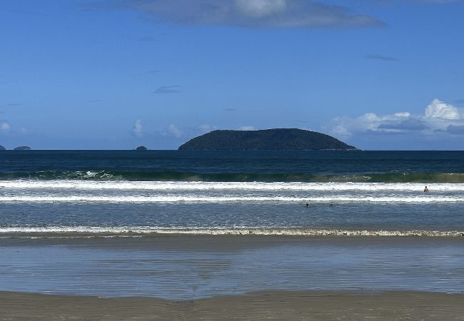 Apartamento em Ubatuba - Apartamento aconchegante c Wi-Fi na Praia do Sapê Apartamento em Ubatuba - Apartamento aconchegante c Wi-Fi na Praia do Sapê