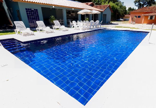Casa em Socorro - Chácara com piscina, área gourmet equipada e Wi-Fi Casa em Socorro - Chácara com piscina, área gourmet equipada e Wi-Fi