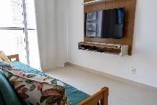 Apartamento em Praia Grande - Apto confortável a 100m do mar completo com lazer