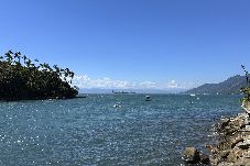 Chalé em Ilhabela - Chalé Jabuticabeira com Wi-Fi e vista para o mar