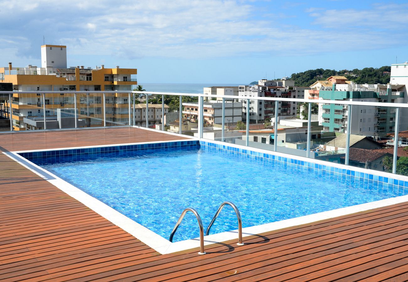 Apartamento em Ubatuba - Apto c área gourmet a 300m da Praia das Toninhas Apartamento em Ubatuba - Apto c área gourmet a 300m da Praia das Toninhas