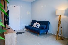 Apartamento em Ubatuba - Apto c área gourmet a 300m da Praia das Toninhas