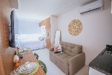 Apartamento em Ipojuca - Flat com WiFi a 400m da Praia de Porto de Galinhas