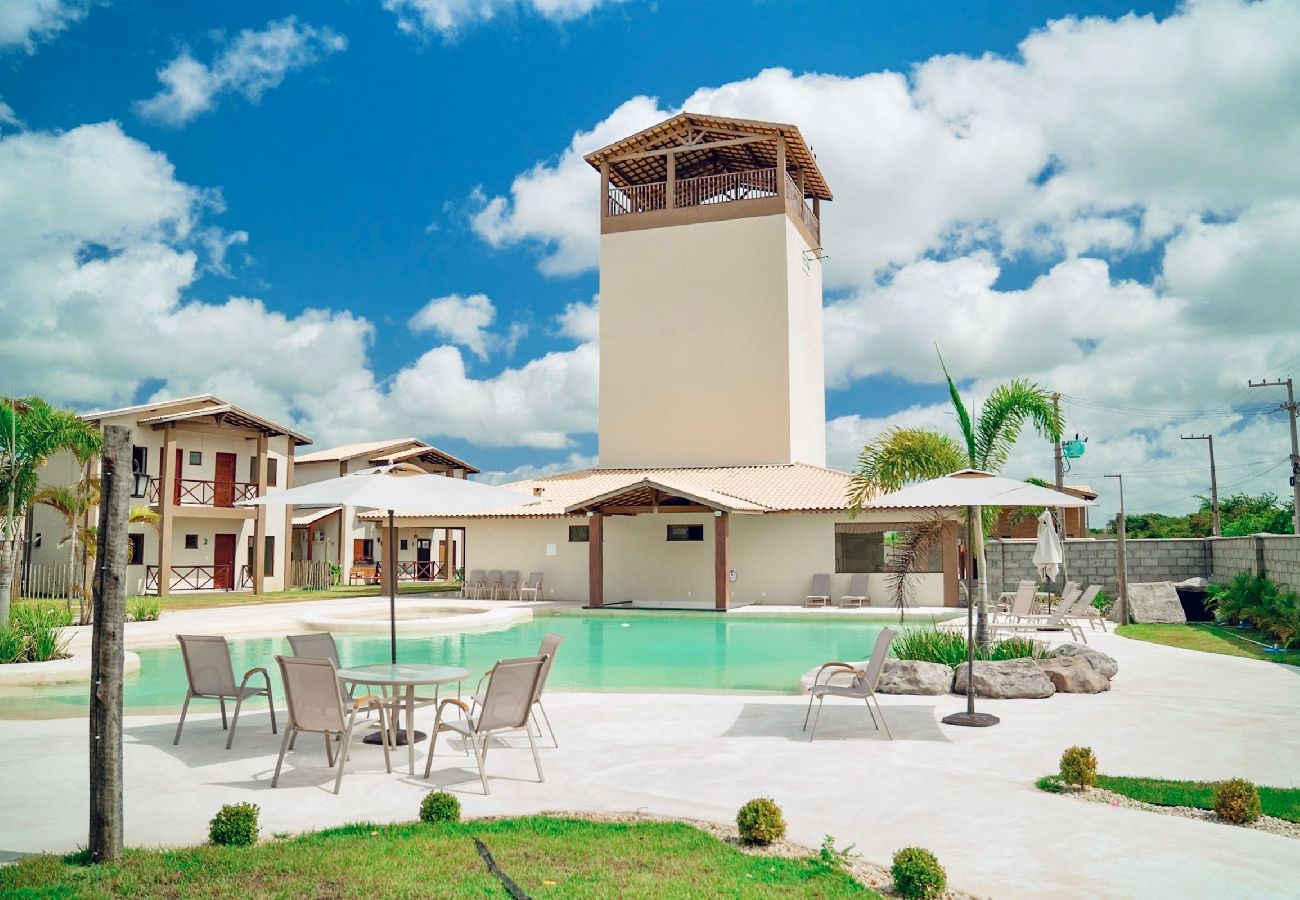 Casa em Santo Amaro - Chalé Dunas de Amaro: 3 Suítes, Piscina e Mirante