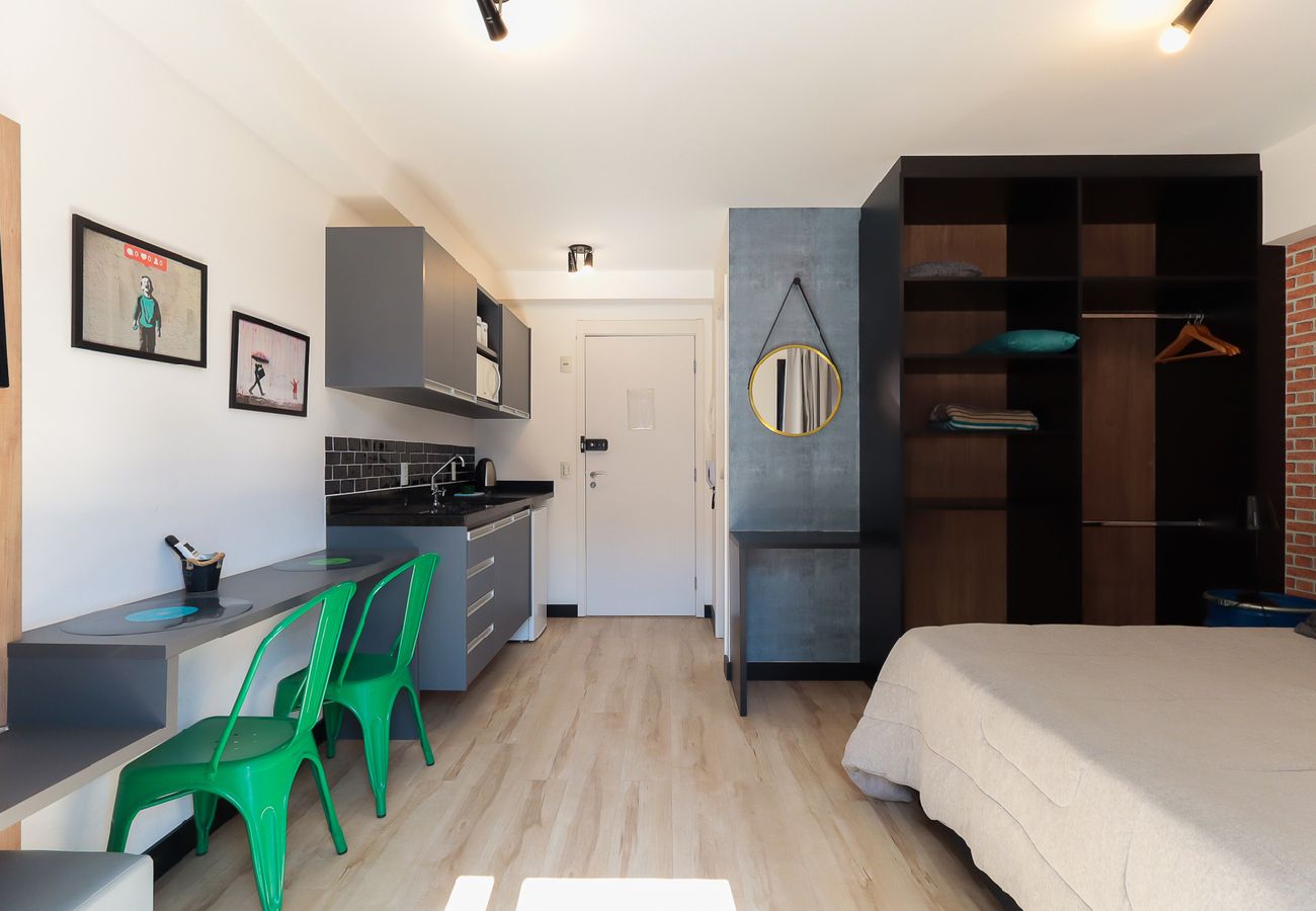 Apartamento em São Paulo - Flat com Wi-Fi e academia próximo à estação da Luz Apartamento em São Paulo - Flat com Wi-Fi e academia próximo à estação da Luz