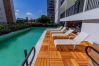 Apartamento em São Paulo - Studio c/ academia e piscina a 3 min do Allianz Apartamento em São Paulo - Studio c/ academia e piscina a 3 min do Allianz