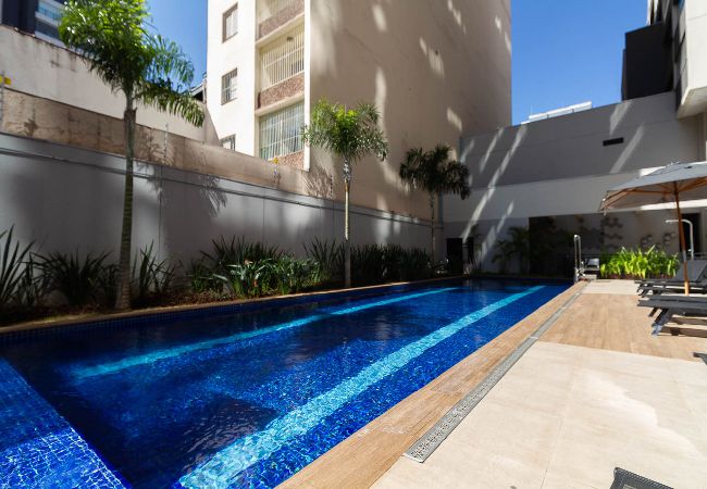 Apartamento em São Paulo - Apto em Pinheiros c/ Piscina, Academia e Smartlock Apartamento em São Paulo - Apto em Pinheiros c/ Piscina, Academia e Smartlock