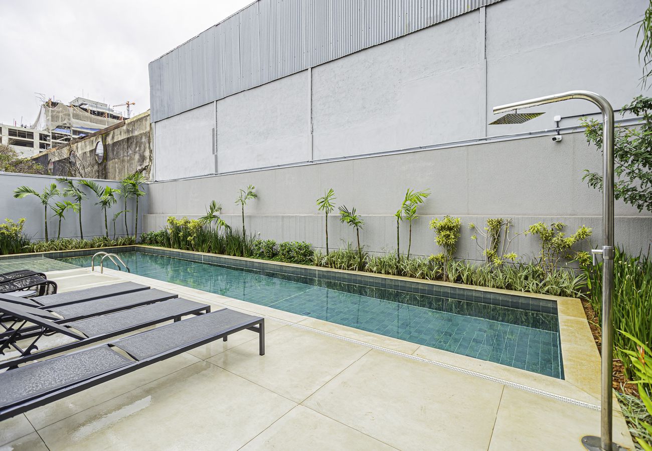 Apartamento em São Paulo - Loft com Academia e Piscina em Indianópolis Apartamento em São Paulo - Loft com Academia e Piscina em Indianópolis