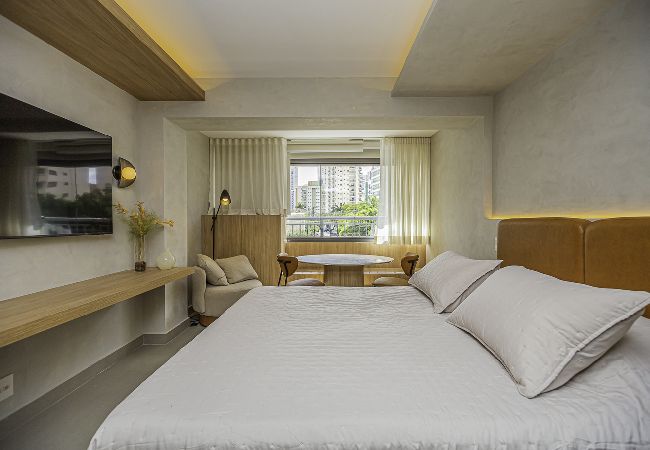 Apartamento em São Paulo - Flat c/ Piscina e Academia na Chácara Klabin Apartamento em São Paulo - Flat c/ Piscina e Academia na Chácara Klabin