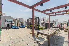 Apartamento em São Paulo - Loft a 10min do metrô com academia na Vila Mariana