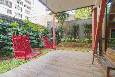 Apartamento em São Paulo - Loft próximo ao metrô com academia na Vila Mariana