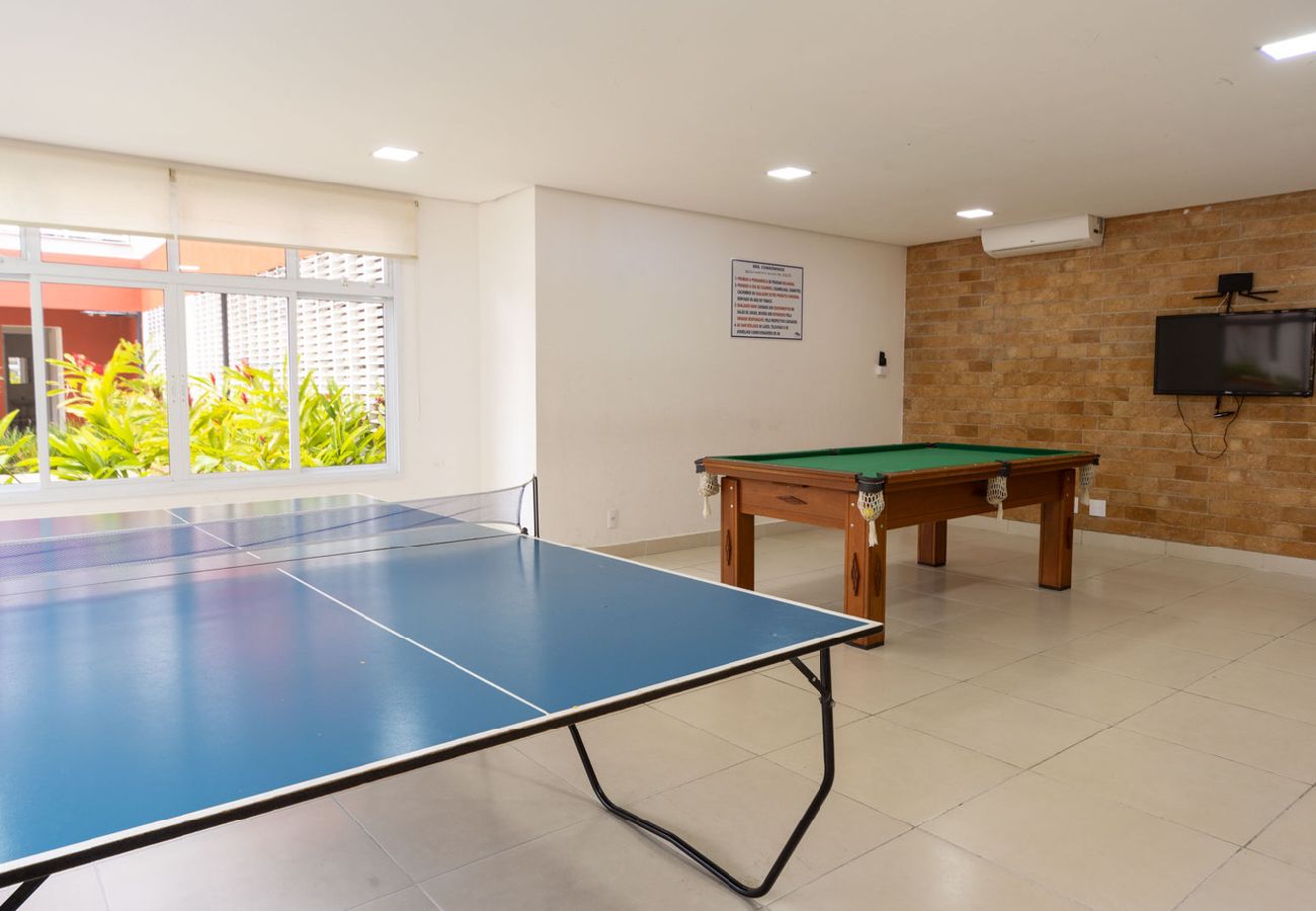 Apartamento em Guarujá - Apto c Piscina e Brinquedoteca a 400m da praia Apartamento em Guarujá - Apto c Piscina e Brinquedoteca a 400m da praia